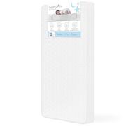 Dream on Me - Materasso in schiuma rigida, traspirante, per culla e lettino, 15 cm, colore: Bianco
