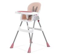 Dream On Me Tabletalk - Seggiolone portatile 2 in 1, compatto e convertibile, leggero, colore: rosa