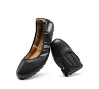DREAM PAIRS Ballerine da Donna Scarpe Basse Comode Casual Leggere Pieghevoli,Size 41,Nero,DWUMFA2501