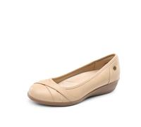 DREAM PAIRS Ballerine Donna Ufficio Lavoro,Nudo,40.5