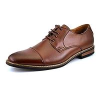 DREAM PAIRS Bruno Marc Scarpe Eleganti Uomo Scarpe Oxford Uomo Stringate Derby Basse Oxford Vintage Elegante Marrone Scuro Prince-6 Taglia 43.5EU/10US