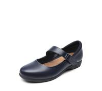 DREAM PAIRS Comode Ballerine Flat Donna Eleganti Scarpe Basse da Donna Mary Jane,Size 38,Marina Militare,SDFA2407W