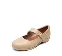 DREAM PAIRS Comode Ballerine Flat Donna Eleganti Scarpe Basse da Donna Mary Jane,Size 40,Nudo,SDFA2407W