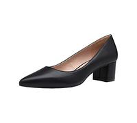 DREAM PAIRS Donna Classiche Eleganti Comode Scarpe con Tacco Grosso a Punta, Nero/Pu, DPU212, 37 EU