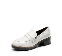 DREAM PAIRS Donna Mocassini Casual con Plateau e Comodi Mocassini Scarpe Piatte Eleganti Primavera Estate Autunno,Size 40,Bianco-Pu,SDLS2319W