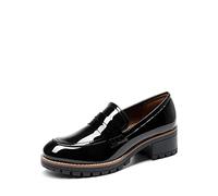 DREAM PAIRS Donna Mocassini Casual con Plateau e Comodi Mocassini Scarpe Piatte Eleganti Primavera Estate Autunno,Size 40,Nero-Pat,SDLS2319W
