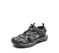 DREAM PAIRS Estivi Sandali da Uomo Sportivo Spiaggia Antiscivolo Scarpe da Trekking Chiuse,Size 40,Nero/Grigio Scuro,DMUMST2505