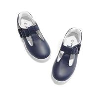DREAM PAIRS Mary Jane - Scarpe da ginnastica piatte per uniforme scolastica, con cinturino a T, per bambine e bambine, Navy, 3 Little Kid