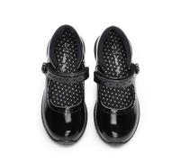 DREAM PAIRS Mary Jane - Scarpe da scuola per ragazze, comode, uniformi, per bambine e ragazze, Tutto nero, 4 Big Kid