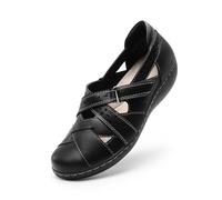 DREAM PAIRS Mocassini da Donna, Scarpe Casual Comode Basse da Lavoro, Sandali Slip-on con Punta Chiusa
