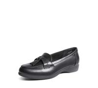 DREAM PAIRS Mocassini Donna Scarpe Fashion Slip-on Scarpe Classiche Confortevoli Morbide e Casual,Size 36.5,Nero,SDLS2405W