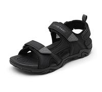 DREAM PAIRS Sandali da Uomo Trekking Acqua Spiaggia Sport Outdoor Atletica Arch Support Sandali Estivi,Size 39.5,Nero,SDSA228M