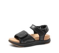 DREAM PAIRS Sandali Sportivi da Donna Antiscivolo Leggeri Sandali da Trekking con Suola in TPR,Size 38,Nero/Marrone,DWUMST2507
