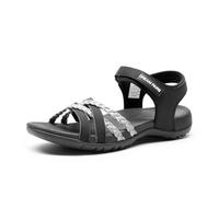 DREAM PAIRS Sandali Sportivi Donna Leggeri | EVA, supporto arco, PU, mesh, gomma scanalata, strappo, escursioni.