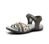 DREAM PAIRS Sandali Sportivi Donna Leggeri | EVA, supporto arco, PU, mesh, gomma scanalata, strappo, escursioni.