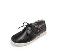 DREAM PAIRS Scarpe alla moda comode con lacci, Nero, 5 Big Kid