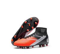DREAM PAIRS Scarpe da Calcio da Uomo Scarpe da Allenamento Professionali Scarpe da Calcio Professionali Tacchetti Spikes Tacchetti,Size 43,Arancia,SDSC2407M