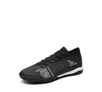 DREAM PAIRS Scarpe da Calcio Uomo Professionale All'aperto Scarpe da Allenamento Low-Top Spike Training Scarpe,Size 42,Nero,SDSO25018M-D