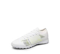 DREAM PAIRS Scarpe da Calcio Uomo Professionale All'aperto Scarpe da Allenamento Low-Top Spike Training Scarpe,Size 39,Bianco,SDSO25018M-D