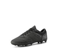 DREAM PAIRS Scarpe da Calcio Uomo Sportivo Stivali da Allenamento per Uomo Scarpe da Calcio Indoor Sport per Uomo,Size 41,Nero/Grigio Scuro,160859-M-E