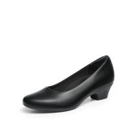 DREAM PAIRS Scarpe da Donna con Tacco Basso | Punta rotonda spessa da 4,1 cm, comoda senza lacci, con tacco basso, formale, casual, lavoro, ufficio, lavoro, quotidiano