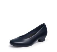 DREAM PAIRS Scarpe da Donna con Tacco Basso | Punta rotonda spessa da 4,1 cm, comoda senza lacci, con tacco basso, formale, casual, lavoro, ufficio, lavoro, quotidiano