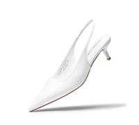 DREAM PAIRS Scarpe da Donna Slingback con Tacco | Scarpe décolleté comode con tacco da 4,5 cm e punta a punta - Eleganti, adatte a matrimoni, feste e lavoro