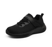 DREAM PAIRS Scarpe da Ginnastica per Ragazzi e Ragazze Scarpe da Ginnastica per Bambini Tennis Scarpe da Corsa Traspiranti Scarpe Sportive,Size 35,Tutto/Nero,KRIDER-1