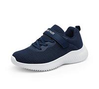 DREAM PAIRS Scarpe da Ginnastica per Ragazzi e Ragazze Scarpe da Ginnastica per Bambini Tennis Scarpe da Corsa Traspiranti Scarpe Sportive,Size 35,Blu/Scuro,KRIDER-1
