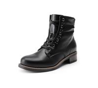 DREAM PAIRS scarpe da neve da donna foderate in pelliccia stivaletti stringat...