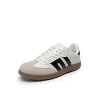 DREAM PAIRS Scarpe Sportive da Donna Comode Allacciate Basse Casual alla Moda Scarpe Donna Sneakers,Size 37,Bianco,DWUMFN2550
