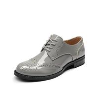 DREAM PAIRS Scarpe Stringate Donna Oxford Scarpe Piatte Grigio Chiaro SDOX2201W-E Größe 41 (EUR)