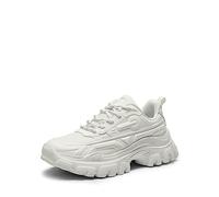DREAM PAIRS Sneaker Casual da Donna Ginnastica alla Moda Robuste da Donna Comode Scarpe,Size 41,Bianco,SDFN2368W