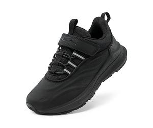 DREAM PAIRS Sneakers Bambini Sportive,Tutto Nero,37.5