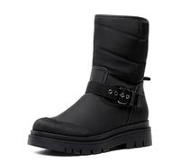 DREAM PAIRS Stivali da Neve da Donna con Suola Spessa Stivali Invernali con Pelliccia Caldo Scarpe Boots All'aperto Comodi,Size 40,Nero,SDSB2202W-E