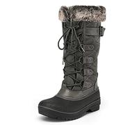 DREAM PAIRS Stivali da Neve da Donna,Size 41,Grigio,Avalanche-E