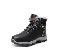 DREAM PAIRS Stivali da Neve Donna Stivali Invernali Caldi con Lacci da Donna Stivali da Neve Impermeabili Antiscivolo per Esterni,Size 39,Nero,SDSB2411W-E