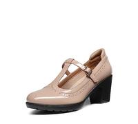 DREAM PAIRS Tacchi Oxford classici da donna con cinturino a T