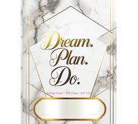 Dream. Plan. Do. - College Ruled Composition Book | 8.5 x 11 in | 200 Pages | Matte Cover: Perfect for school, journaling, notes, and daily writing