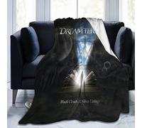 Dream Rock Theatre Music Band Coperta morbida flanella accogliente coperta decorazione per letto, divano, soggiorno, viaggi all'aperto 152,4 x 127,4 cm