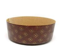 Dream' s Party 20x Stampo per PANETTONE 500 gr Basso in Carta Forno Monouso - Ideale per Panettoni, Panettone Gastronomico, Dolci Natalizi, Pan brioche, Pan Dolce ECC. - 20 Pezzi da 0,50kg