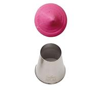 Dream' s Party Cornetto Grande Tondo - Beccuccio per sac À Poche in Acciaio Liscio No. 24 - per Decorare Torte e Dolci con Panna, Crema, ghiaccia ECC.