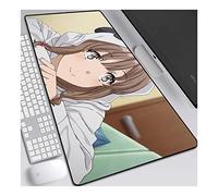 Dream schoolgirl Tappetino Mouse Gaming, Grande Anime Mouse Pad XXL 800x300mm Confortevole, Lavabile, 3mm Antiscivolo Tappetino per mouse Scrivania Supporto per Ufficio, Adatto per computer e PC, H