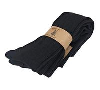 DREAM SOCKS Calze Calzini Caldi LUNGHI in Lana D'Angora per Uomo -Donna-per Trekking-Escursionismo (IT, Numero, 35, 40, Regular, Regular, 4 X Set. NERO)