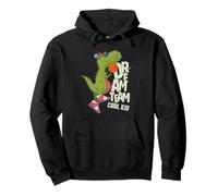 Dream Team Cool Kid Funny T-Rex Bsketball Graphic Designs Felpa con Cappuccio