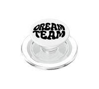Dream Team groovy anni Settanta Tipografia Regalo PopSockets PopGrip per MagSafe