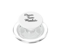 Dream Team Member Elegante Tipografia PopSockets PopGrip per MagSafe