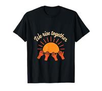 Dream Team Motivazionale Sunrise We Rise Together Maglietta