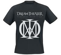 Dream Theater Distance Over Time Logo Uomo T-Shirt Nero L 100% Cotone Regular
