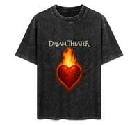 Dream Theater Heart Logo Rock Band Mens T-Shirt Black Unisex Top Tee XL